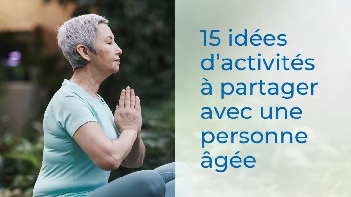 15 activites personne agee